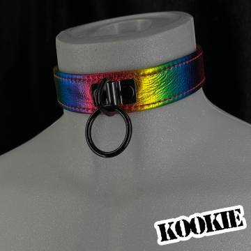 Leather Collar With Halter Ring